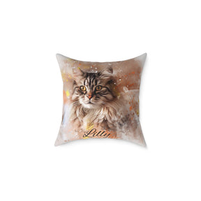 Custom Portrait Throw Pillow