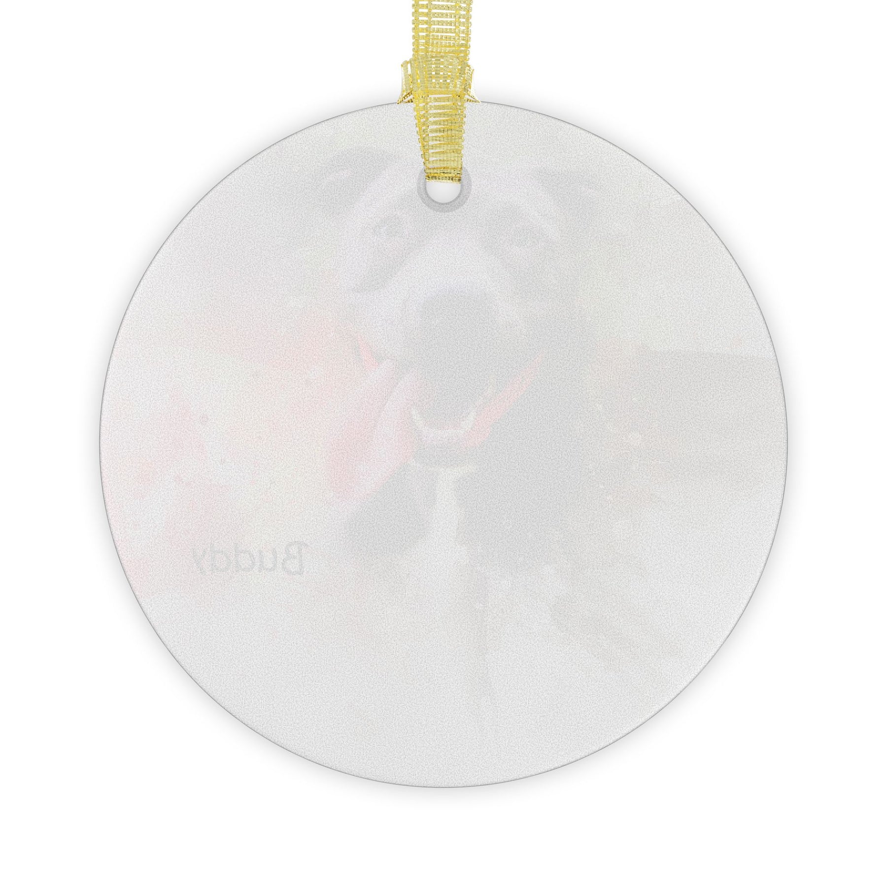 Custom Portrait Glass Ornament