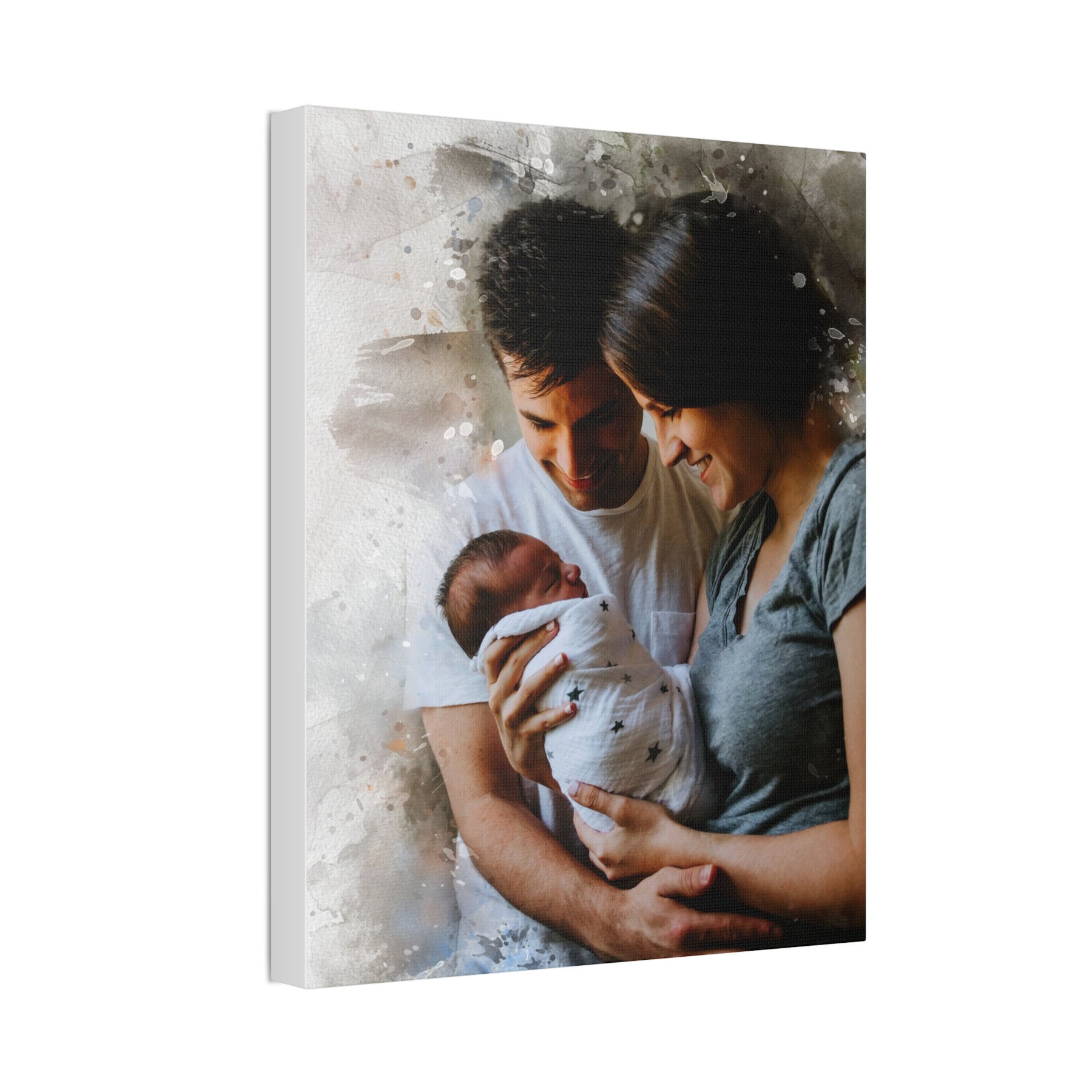 Custom Portrait on Unframed Canvas