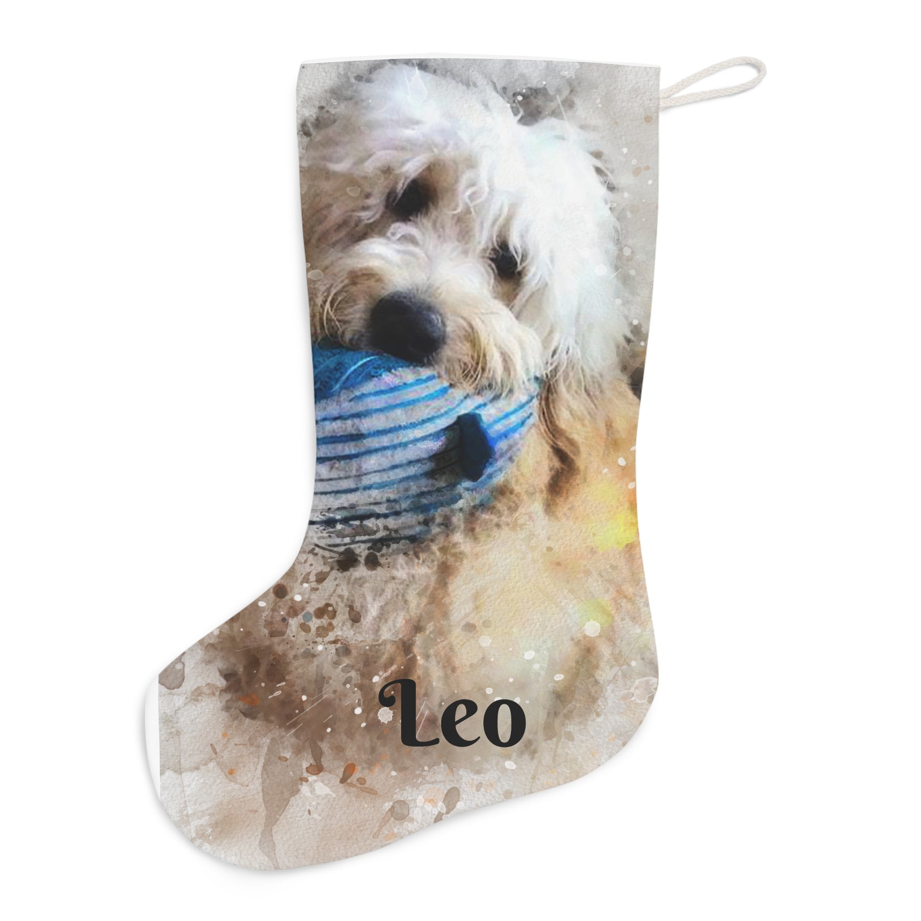 Custom Pet Portrait Stocking