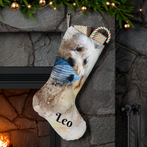 Custom Pet Portrait Stocking